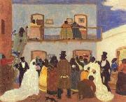 Pedro Figari Doble boda oil